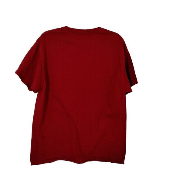 Alabama Crimson Tide Men L T-Shirt Red Logo Short Sleeve Crew Neck Football Tee - Picture 2 of 4